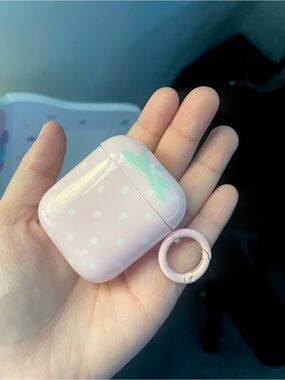 Pink Strawberry AirPod Case